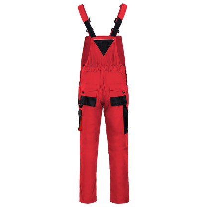 Work bib pants KASTOR RED - 2