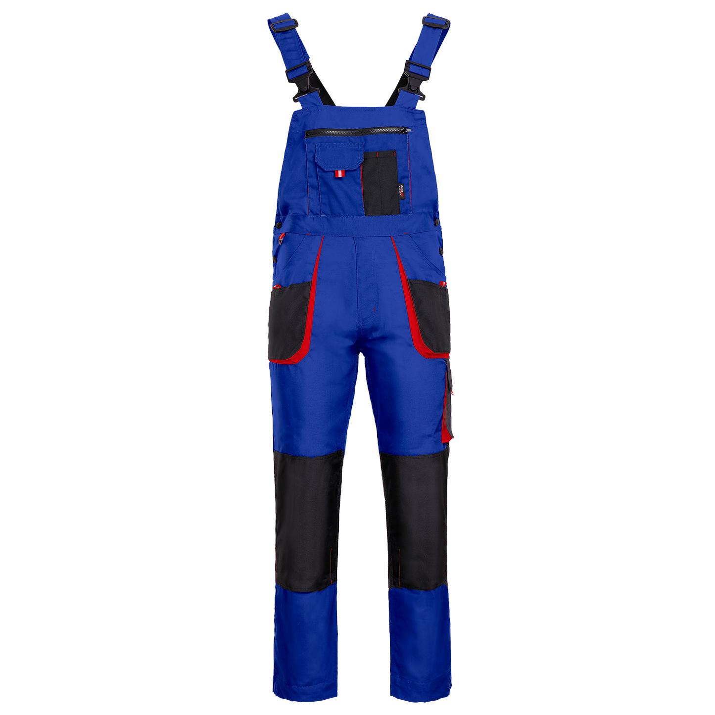 Work bib pants KASTOR ROYAL BLUE - 1