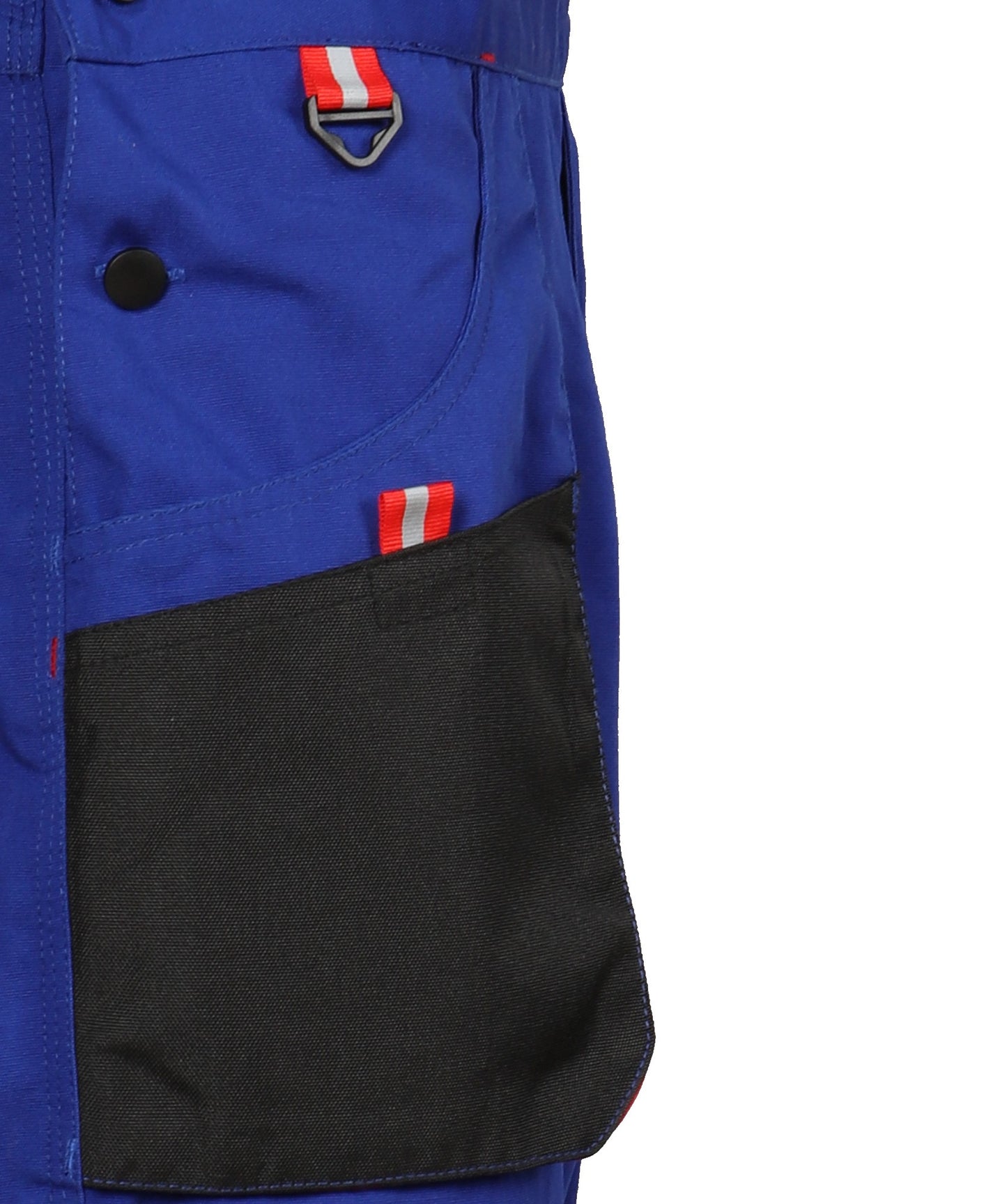 Work bib pants KASTOR ROYAL BLUE - 3