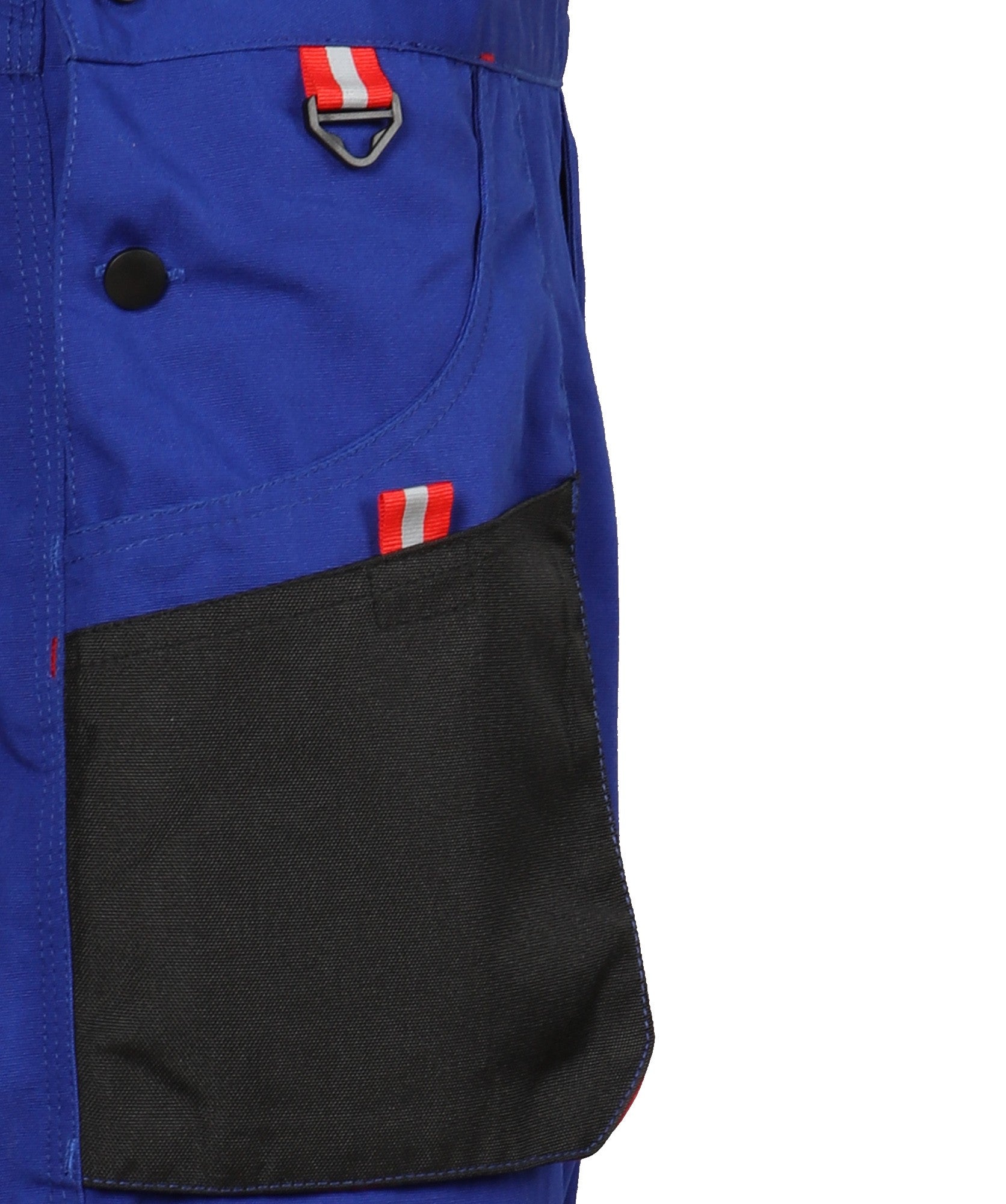 Work bib pants KASTOR ROYAL BLUE - 3