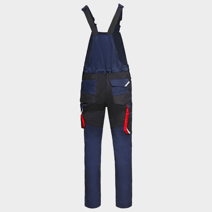 Работен полугащеризон KASTOR STRETCH DARK BLUE/RED - 2