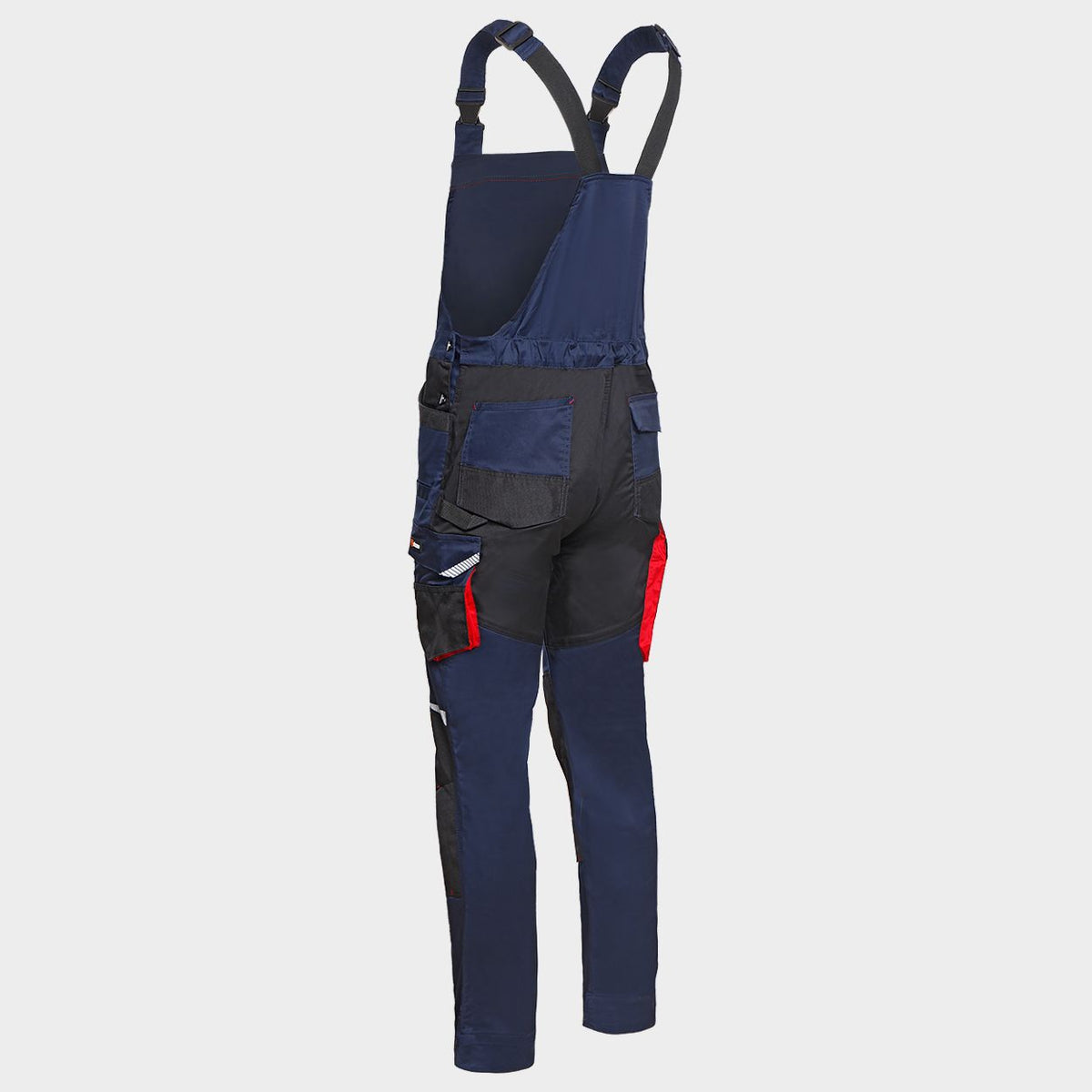 Работен полугащеризон KASTOR STRETCH DARK BLUE/RED - 4