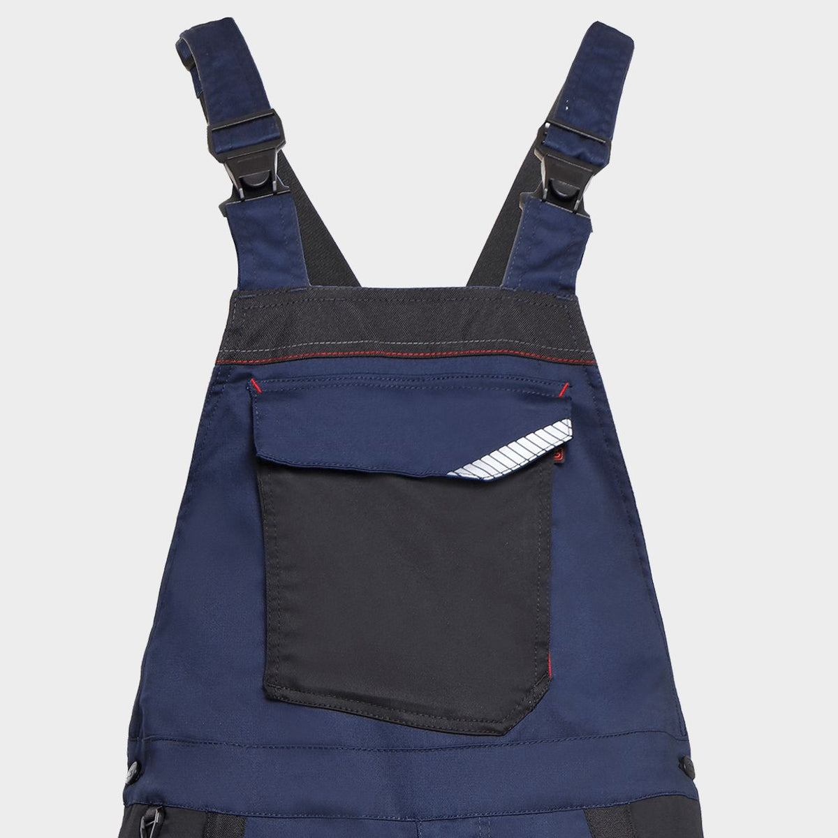 Работен полугащеризон KASTOR STRETCH DARK BLUE/RED - 5
