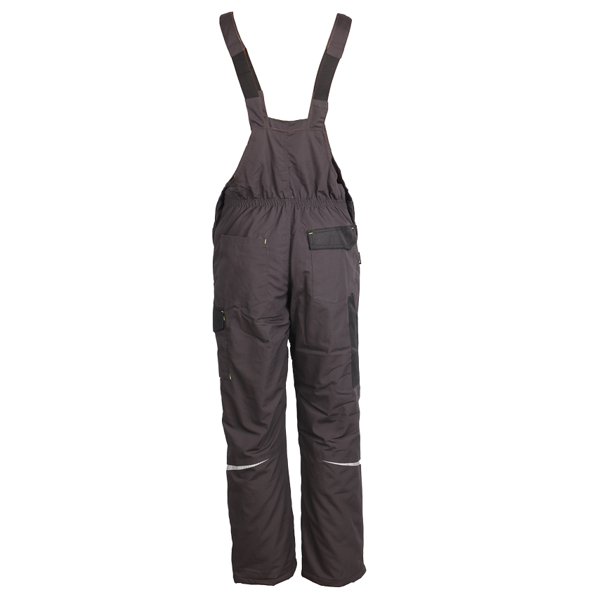 Работен полугащеризон KASTOR T/C WINTER GREY/BLACK/GREEN - 3