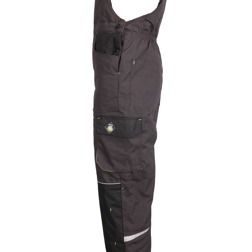 Работен полугащеризон KASTOR T/C WINTER GREY/BLACK/GREEN - 4
