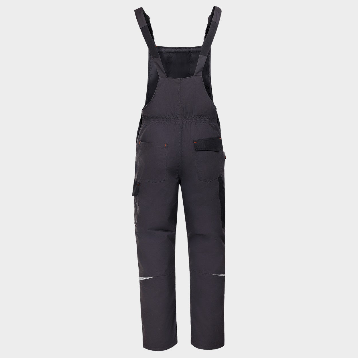 Work bib pants KASTOR T/C WINTER GREY/BLACK/ORANGE - 2