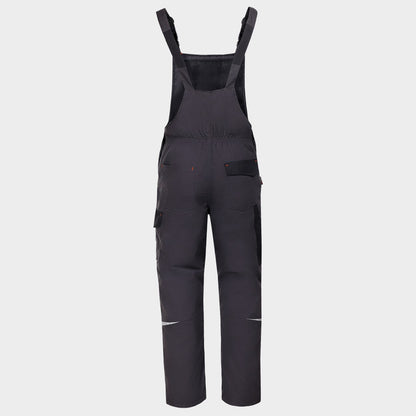 Work bib pants KASTOR T/C WINTER GREY/BLACK/ORANGE - 2