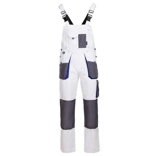 Работен полугащеризон KASTOR WHITE - 1