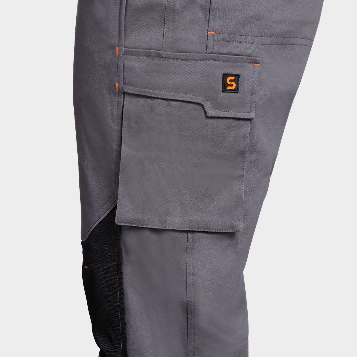 Φόρμα εργασίας MELBOURNE STRETCH GREY/BLACK - 6
