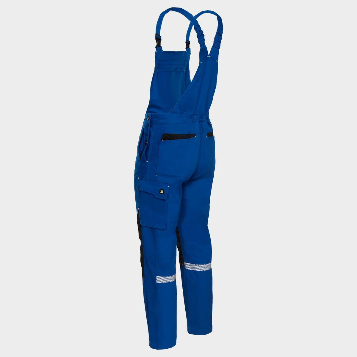 Работен полугащеризон MELBOURNE STRETCH SPECIAL ROYAL BLUE/BLACK - 5