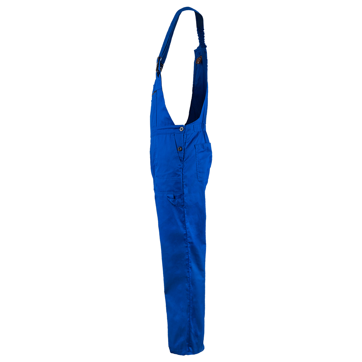 Work bib pants PLUTON ROYAL BLUE COTTON - 5