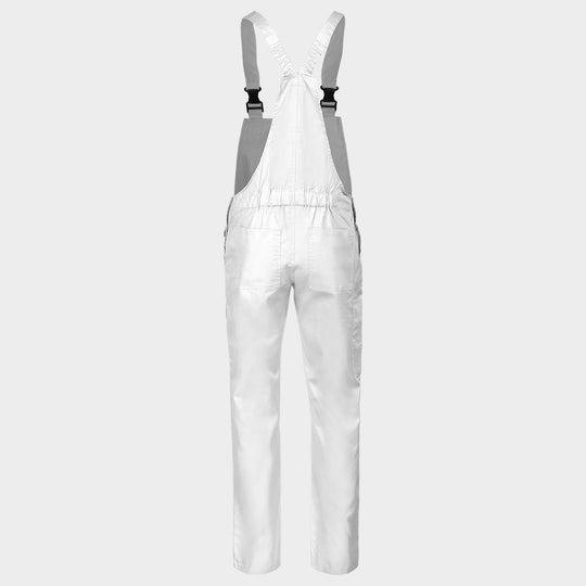 Work bib pants PLUTON T/C WHITE - 2