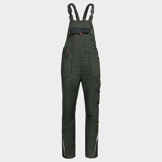 Work bib pants PRISMA LIGHT STRETCH OLIVE/BLACK - 1