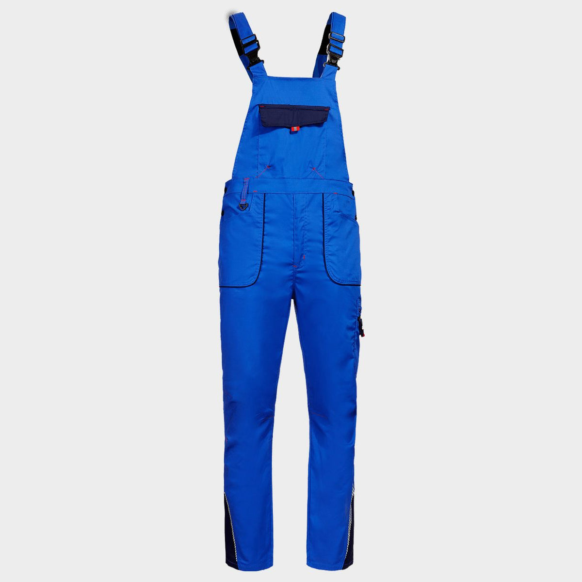 Работен полугащеризон PRISMA LIGHT STRETCH ROYAL BLUE/NAVY - 1