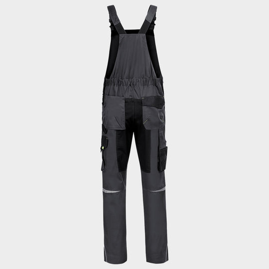 Salopetă de lucru PRISMA SPANDEX GRI/NEGRU - 2