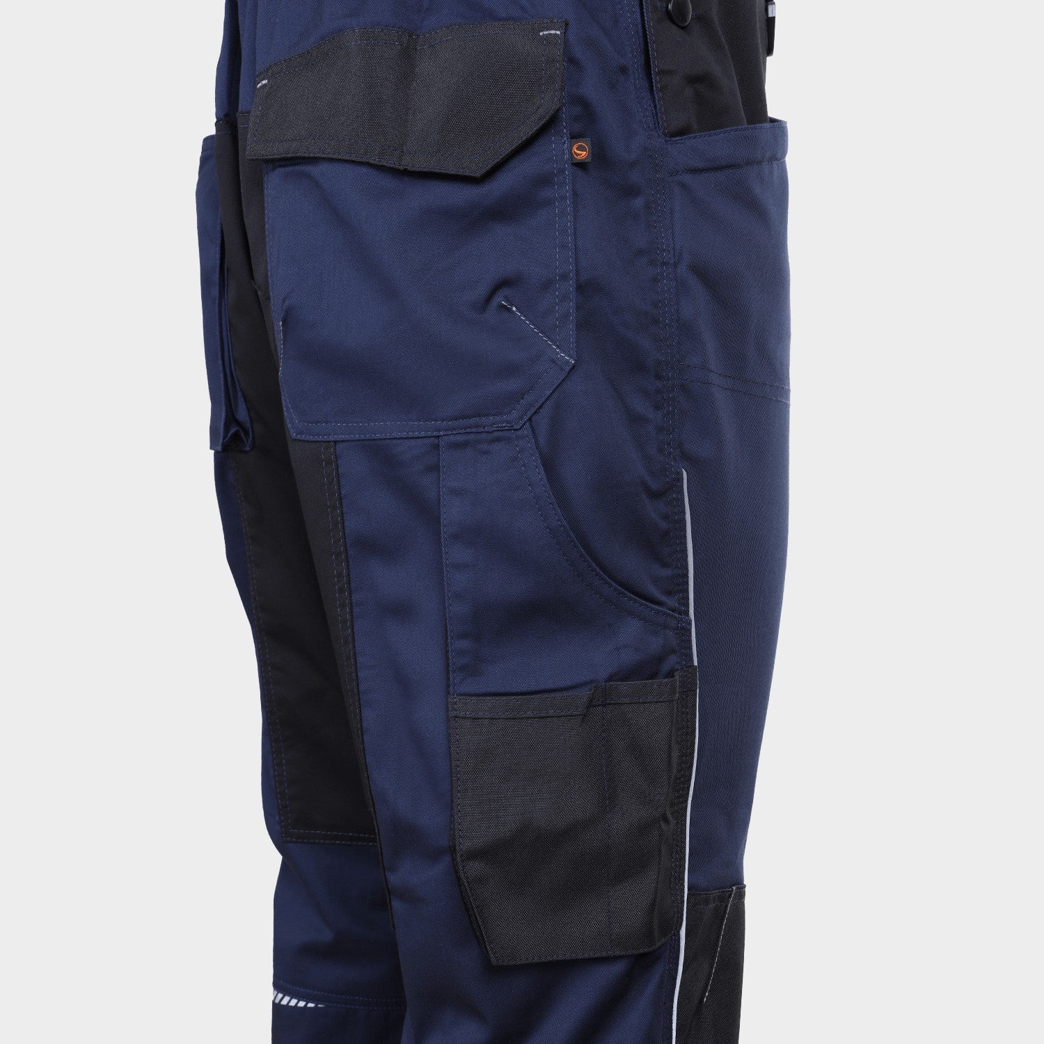 Работен полугащеризон PRISMA SPANDEX NAVY BLUE/BLACK - 3
