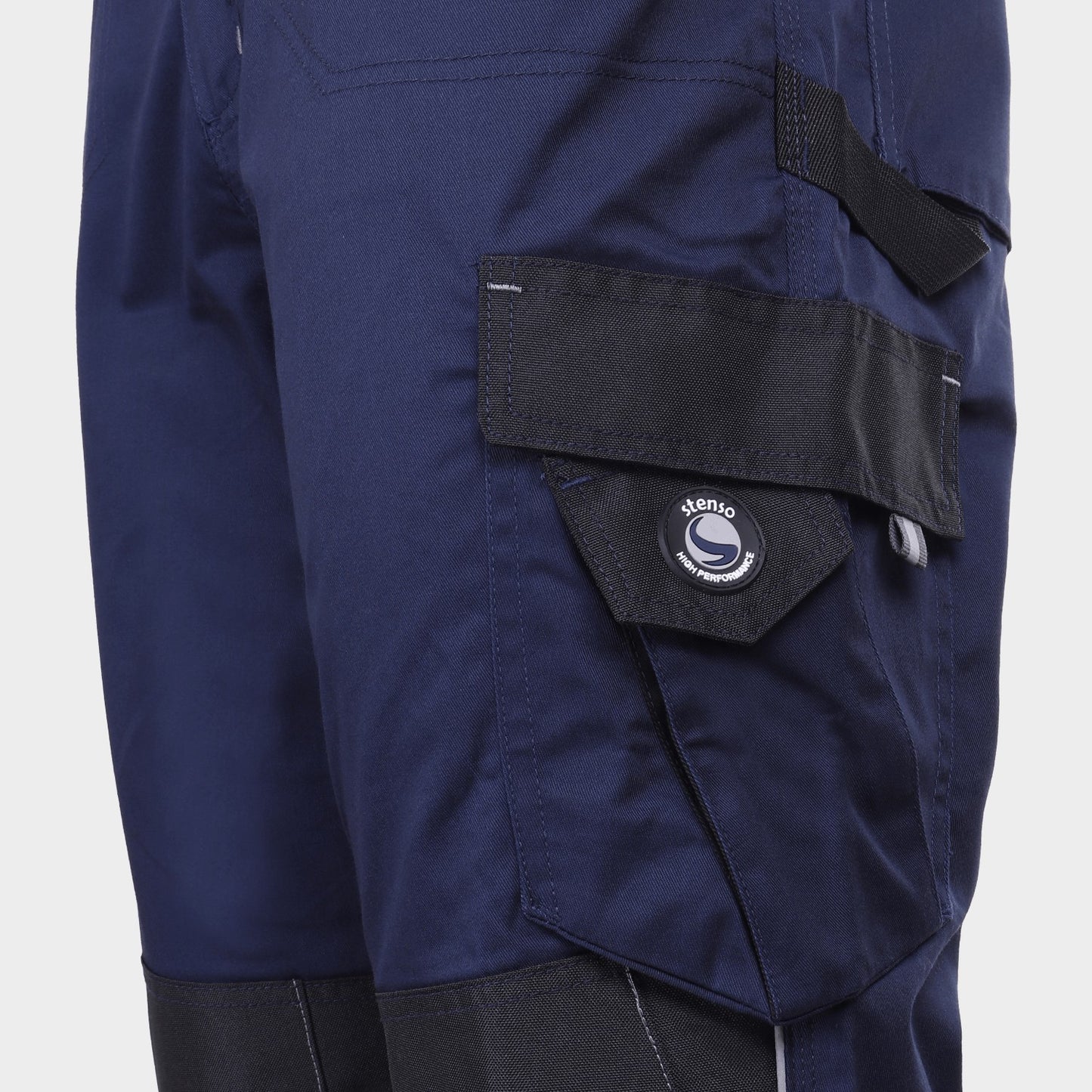 Работен полугащеризон PRISMA SPANDEX NAVY BLUE/BLACK - 4