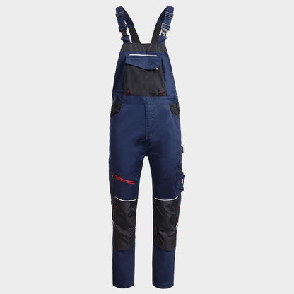 Salopetă de lucru REVOLT 4STRETCH DARK BLUE/BLACK/RED - 1