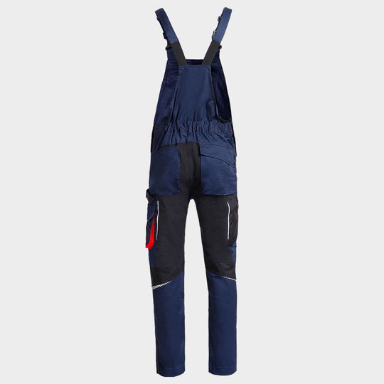 Работен полугащеризон REVOLT 4STRETCH NAVY/BLACK/RED - 2