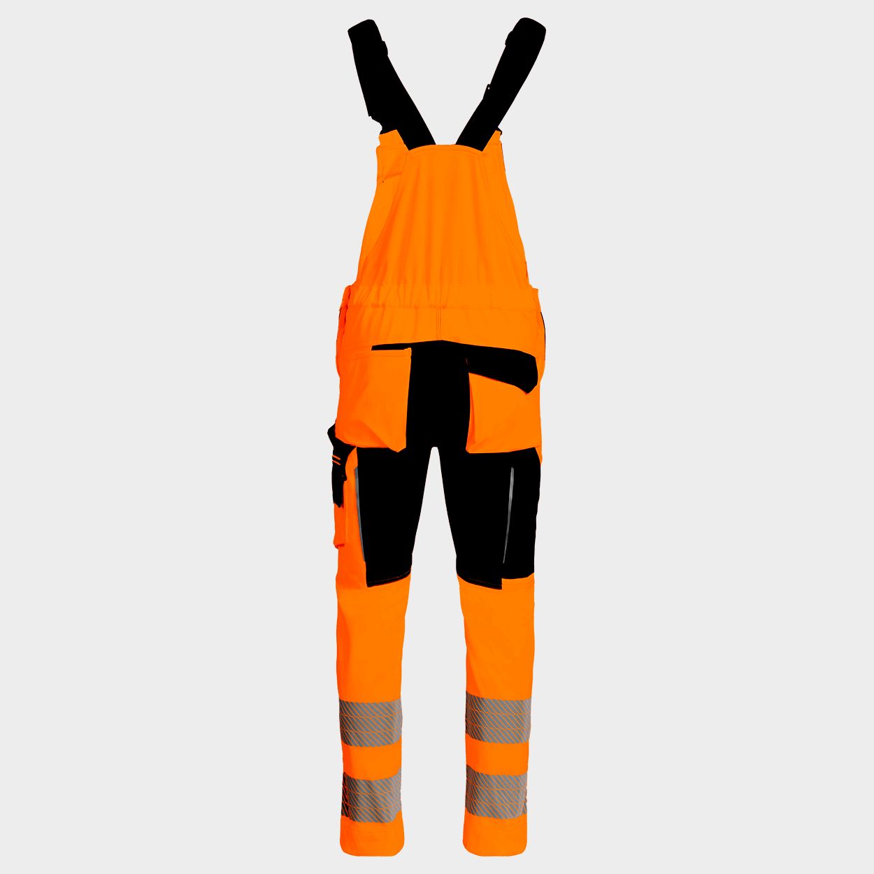 Работен полугащеризон REVOLT HV 4STRETCH ORANGE - 2