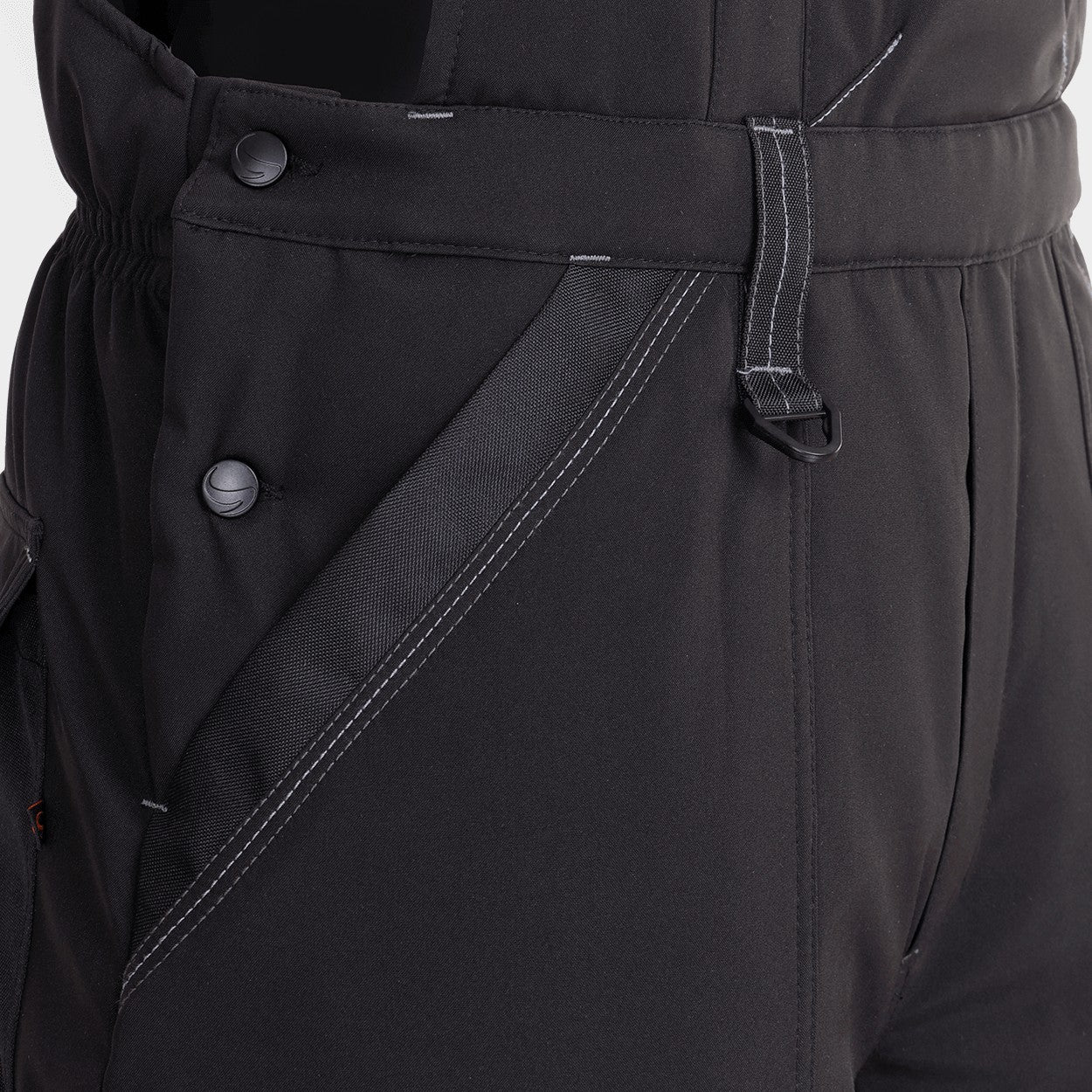 Работен полугащеризон REVOLT SOFTSHELL WINTER BLACK - 5