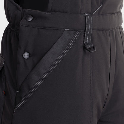 Работен полугащеризон REVOLT SOFTSHELL WINTER BLACK - 5