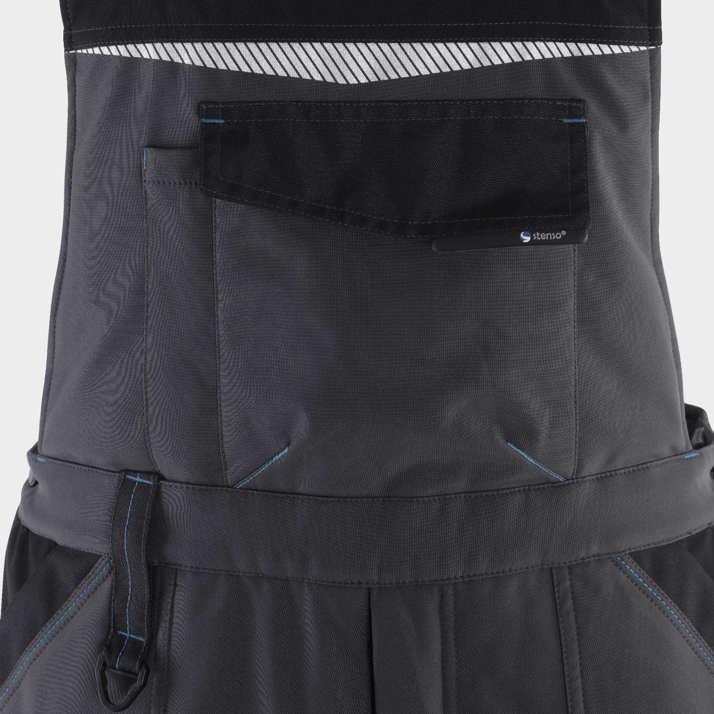 Work bib pants REVOLT SOFTSHELL WINTER GREY/BLACK - 4