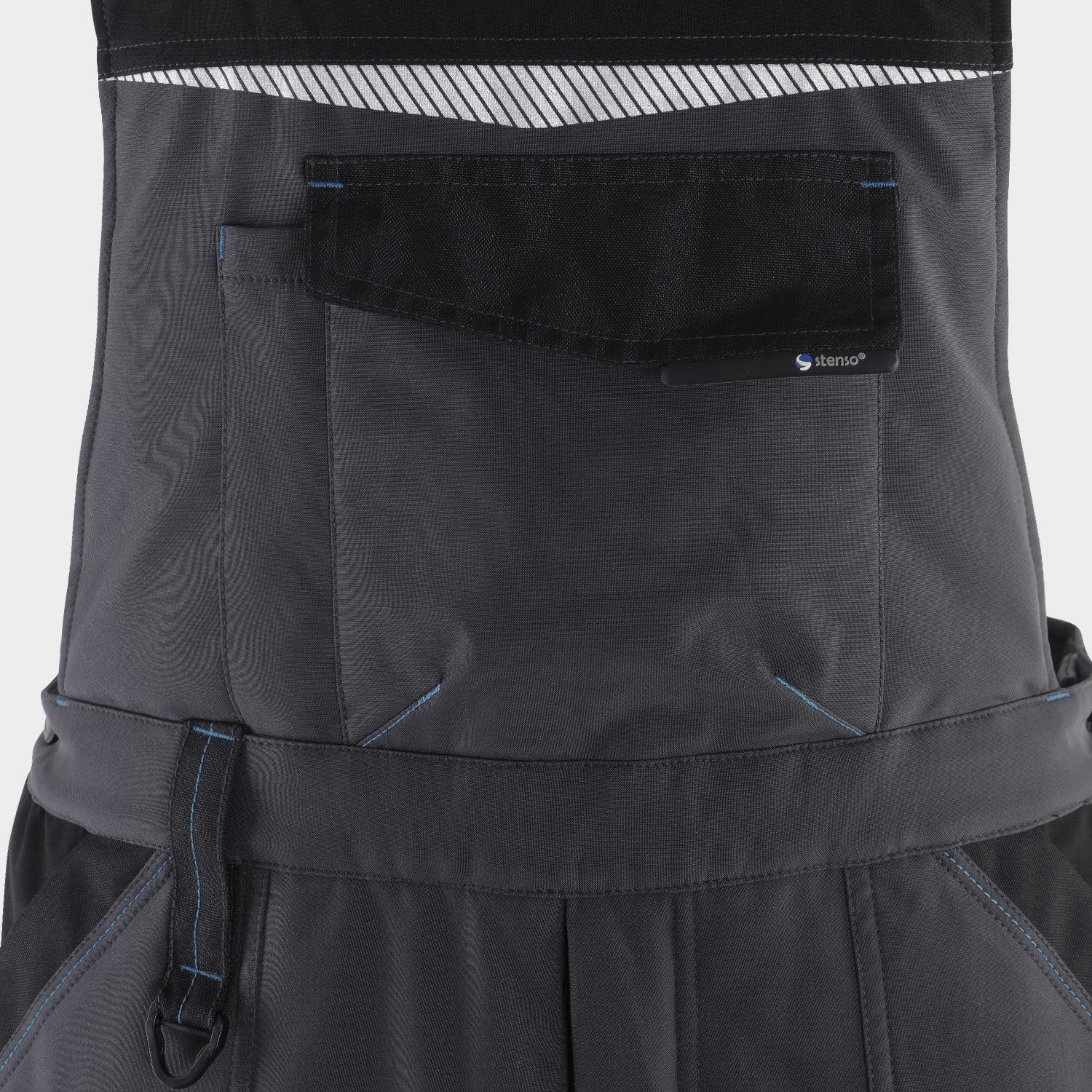 Work bib pants REVOLT SOFTSHELL WINTER GREY/BLACK - 4