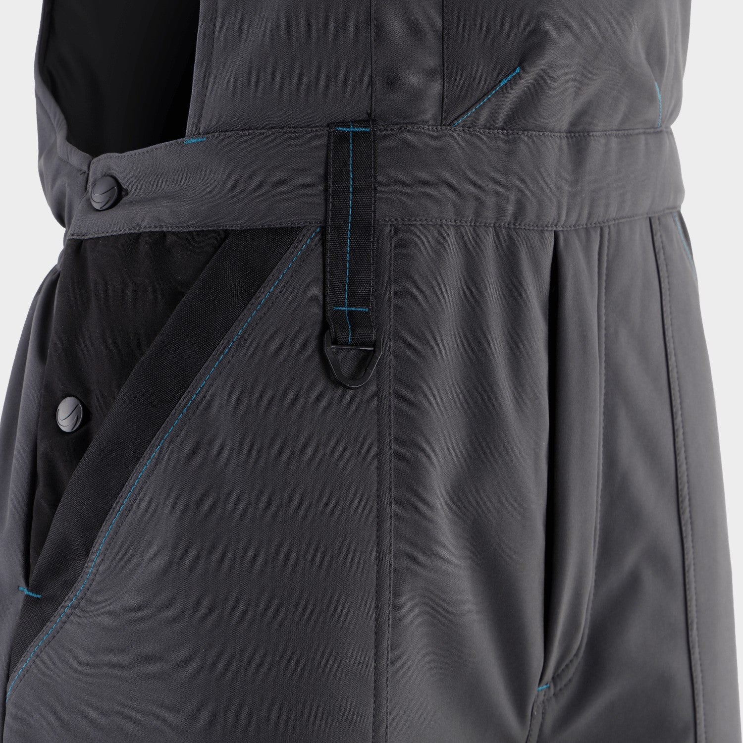 Work bib pants REVOLT SOFTSHELL WINTER GREY/BLACK - 5