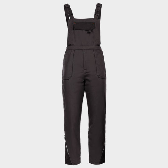 Work bibpants KASTOR WINTER GREY COTTON - 1