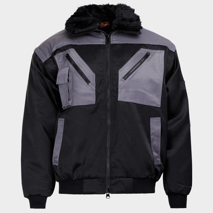 Work jacket BN CONTRAST PILOT BLACK - 1