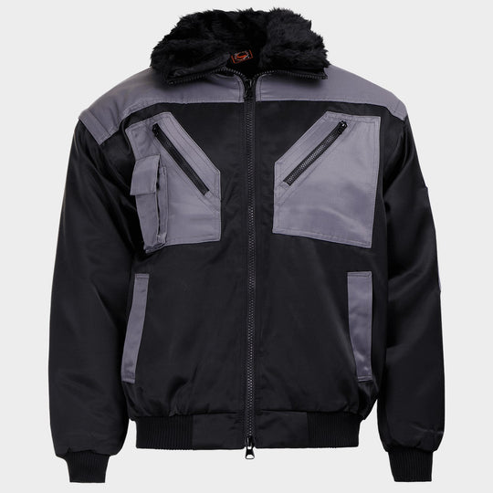 Work jacket BN CONTRAST PILOT BLACK - 1