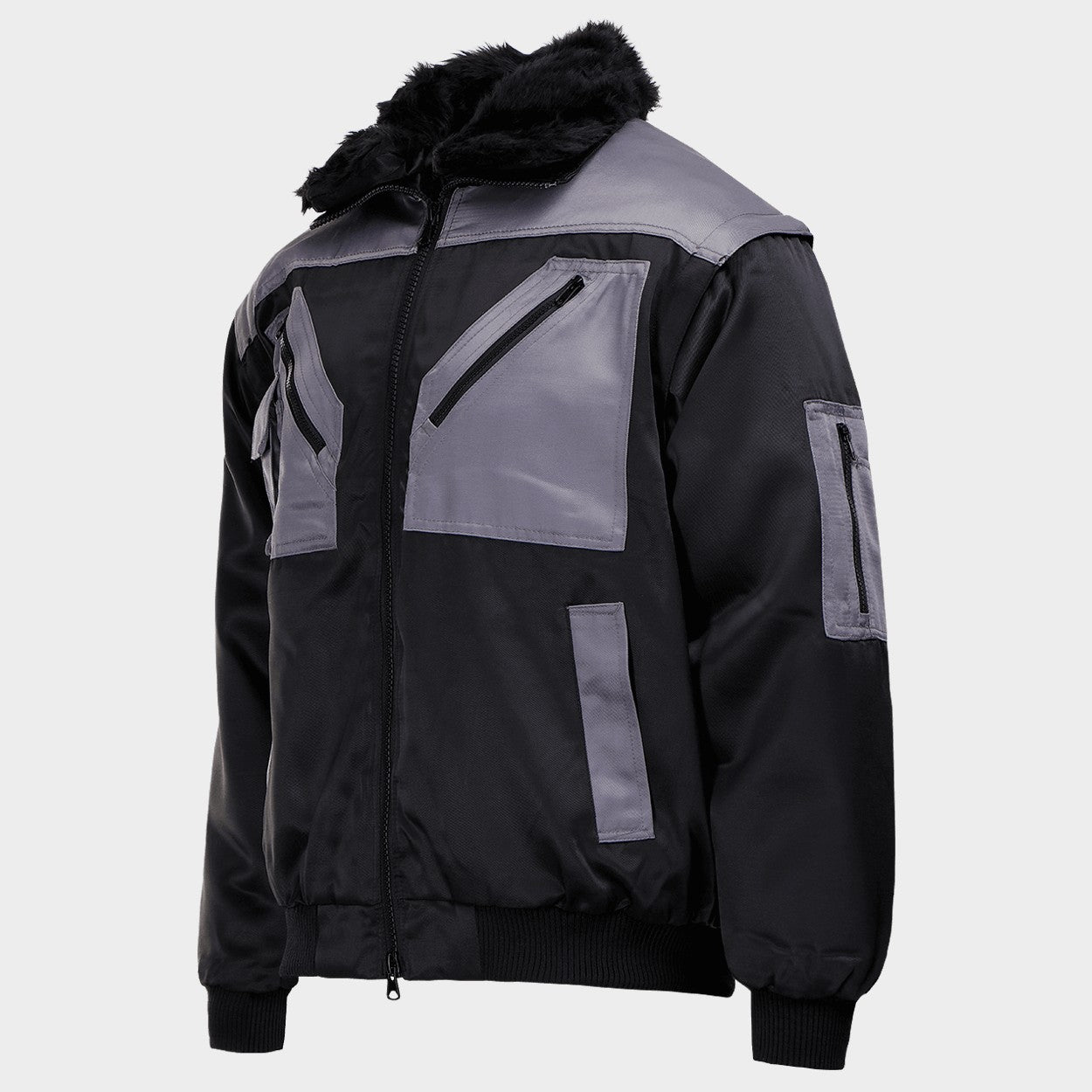 Work jacket BN CONTRAST PILOT BLACK - 3