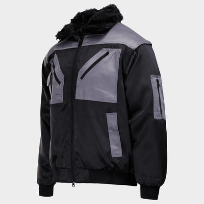 Work jacket BN CONTRAST PILOT BLACK - 3
