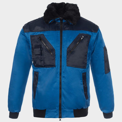 Μπουφάν εργασίας BN CONTRAST PILOT NAVY/ROYAL BLUE - 1
