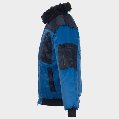 Μπουφάν εργασίας BN CONTRAST PILOT NAVY/ROYAL BLUE - 5