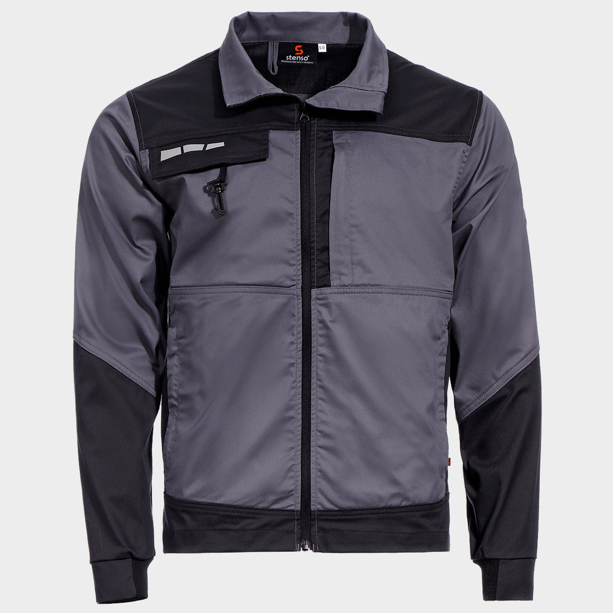 Work jacket EOS STRETCH LIGHT GREY/DARK GREY - 1