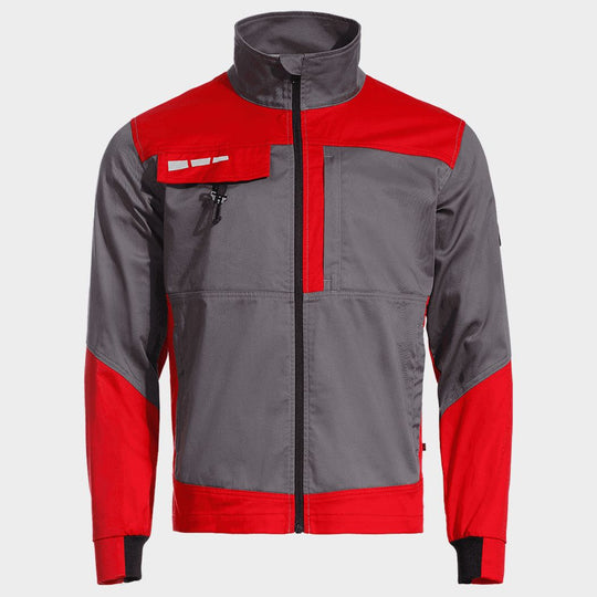 Work jacket EOS STRETCH RED/GREY - 1