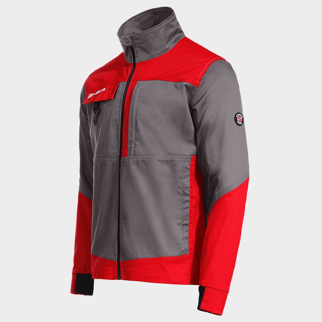 Работно яке EOS STRETCH RED/GREY - 4