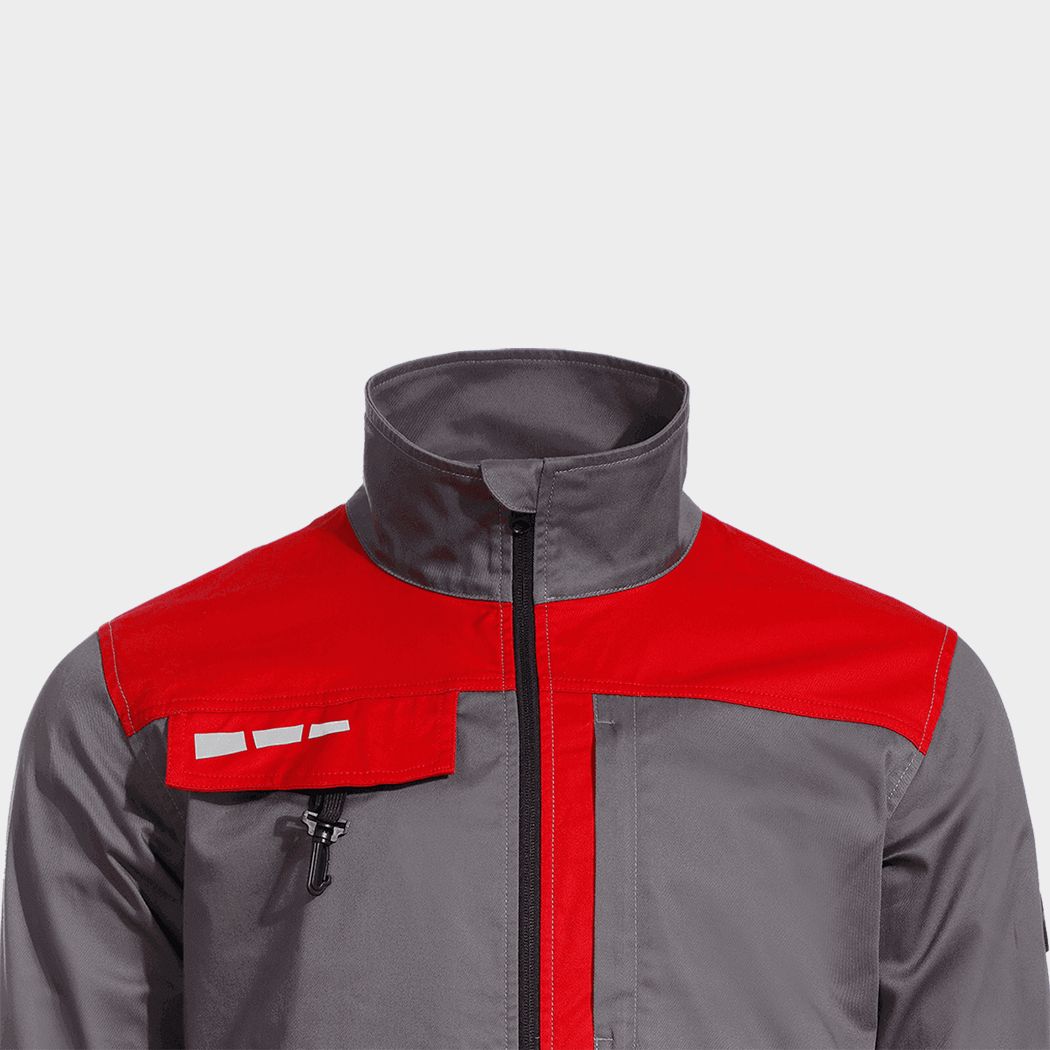 Работно яке EOS STRETCH RED/GREY - 7