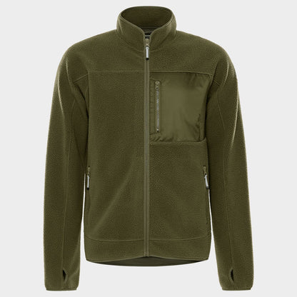 Work jacket FRISTADS ARGON MICRO PILE FLEECE LIGHT GREEN - 1