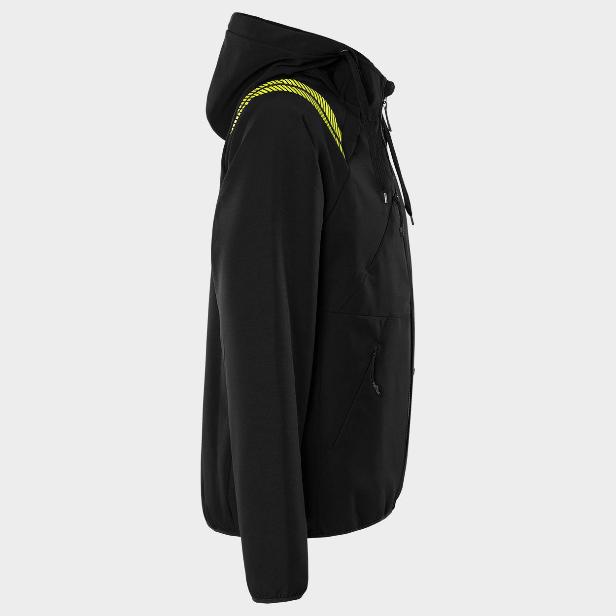 Work jacket FRISTADS HOODED SOFTSHELL 4-STRETCH BLACK - 4