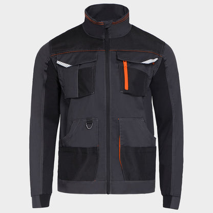 Work jacket KASTOR STRETCH GREY/ORANGE - 1