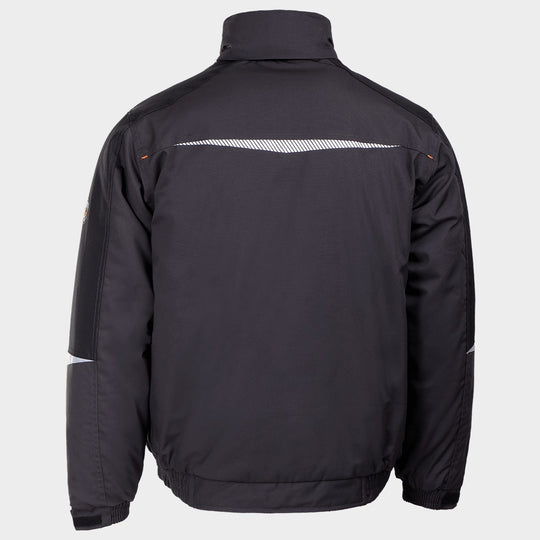 Work jacket KASTOR T/C WINTER GREY/BLACK/ORANGE - 2