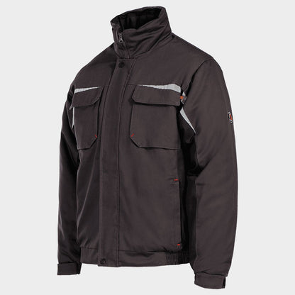 Работно яке KASTOR WINTER GREY COTTON GREY/BLACK - 3