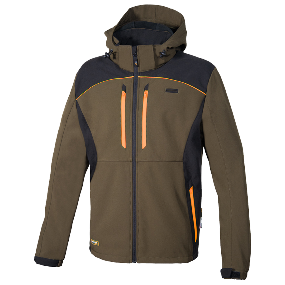 Работно яке KLARBO SOFTSHELL WINTER BROWN/BLACK/ORANGE