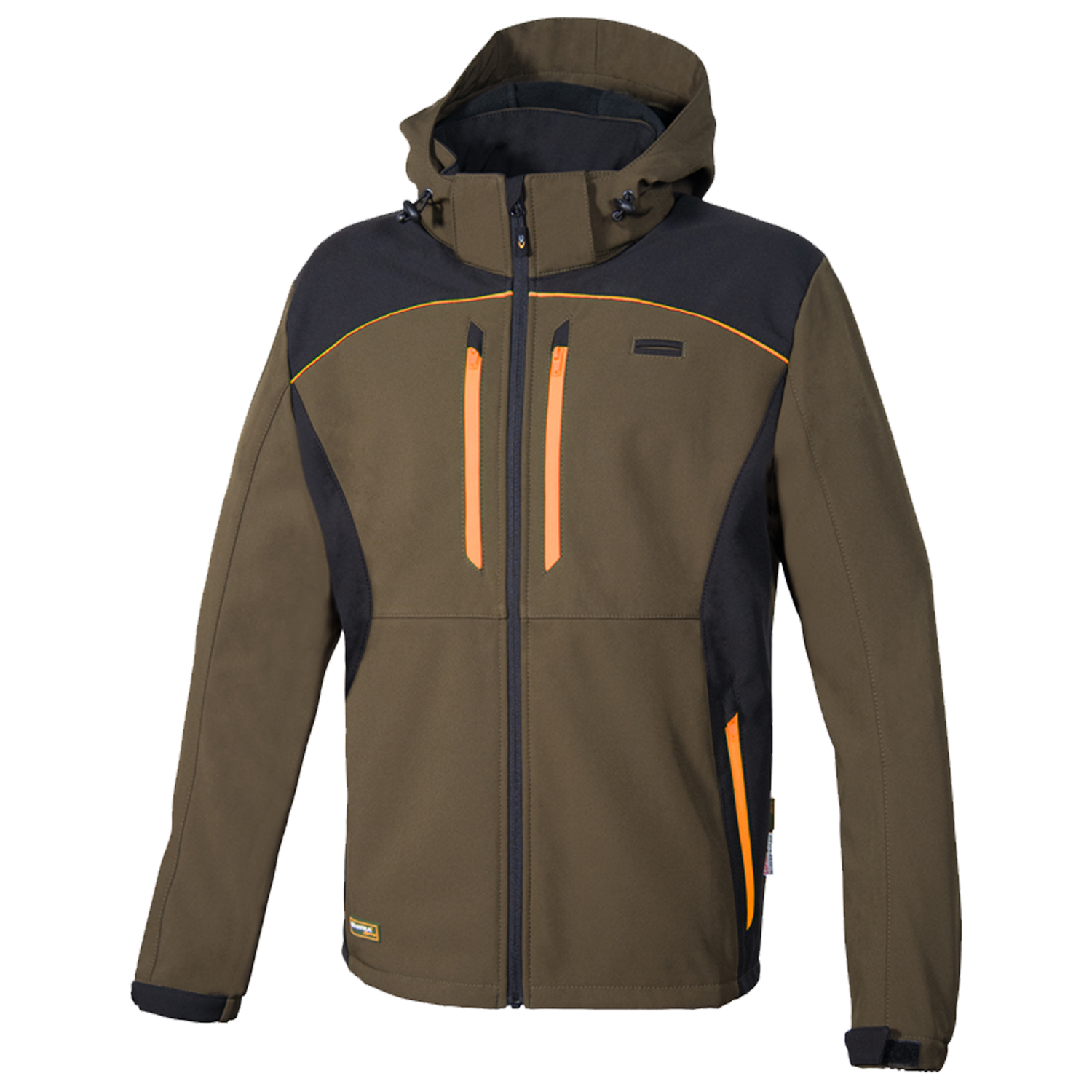 Работно яке KLARBO SOFTSHELL WINTER BROWN/BLACK/ORANGE
