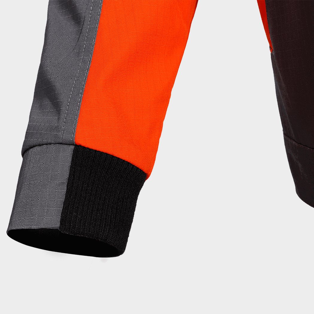 Work jacket PRISMA LIGHT STRETCH GREY/ORANGE - 7