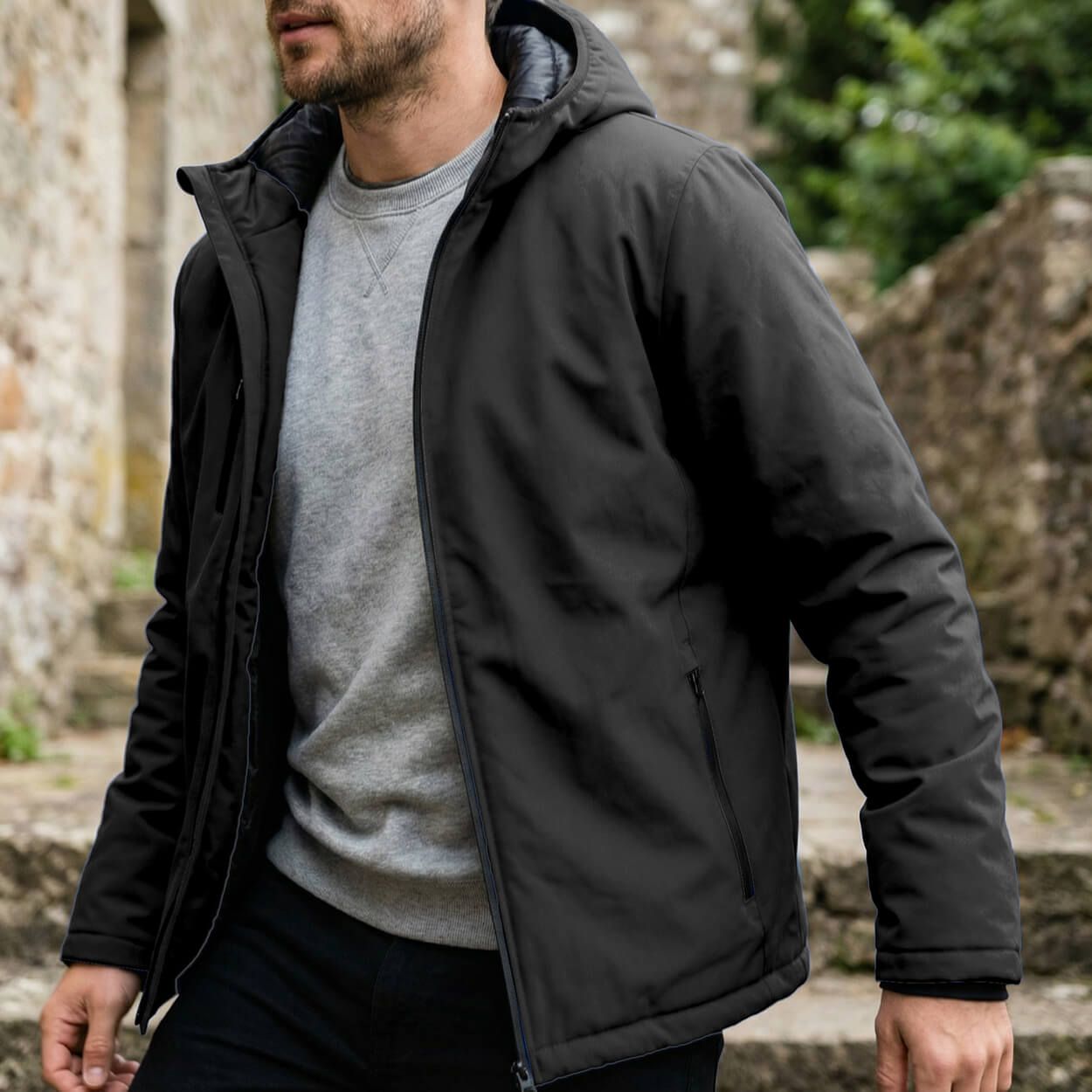 Jachetă de lucru REEF PAD SOFTSHELL BLACK - 4