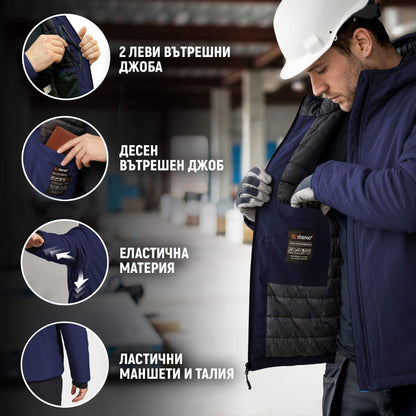 Работно яке REEF PAD SOFTSHELL DARK BLUE - 4